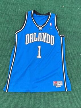 Vintage Nike Orlando Magic Tracy McGrady Swingman NBA Jersey Men’s Size Large